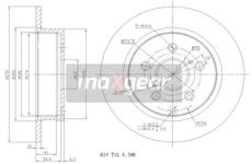 Brzdový kotouč MAXGEAR 19-2453