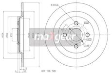 Brzdový kotouč MAXGEAR 19-2477