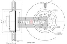 Brzdový kotouč MAXGEAR 19-2490