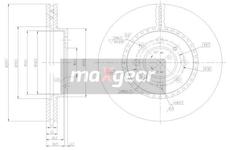 Brzdový kotouč MAXGEAR 19-2498