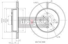 Brzdový kotouč MAXGEAR 19-2528