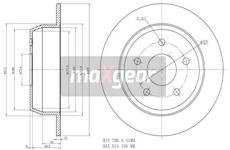 Brzdový kotouč MAXGEAR 19-2544