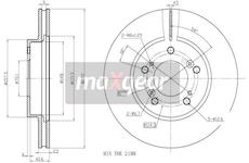 Brzdový kotouč MAXGEAR 19-2554