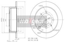 Brzdový kotouč MAXGEAR 19-2557