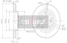 Brzdový kotouč MAXGEAR 19-2562