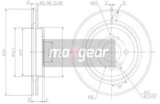 Brzdový kotouč MAXGEAR 19-2564