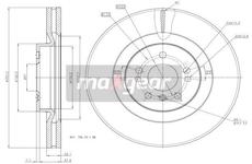 Brzdový kotouč MAXGEAR 19-2690