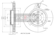 Brzdový kotouč MAXGEAR 19-2729