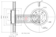 Brzdový kotouč MAXGEAR 19-2749