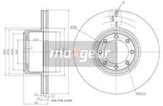 Brzdový kotouč MAXGEAR 19-2781