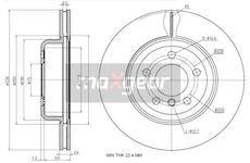 Brzdový kotouč MAXGEAR 19-2782