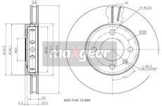 Brzdový kotouč MAXGEAR 19-2856