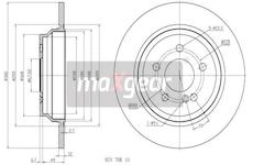 Brzdový kotouč MAXGEAR 19-3186