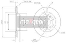 Brzdový kotouč MAXGEAR 19-3188