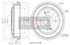 Brzdový buben MAXGEAR 19-3198
