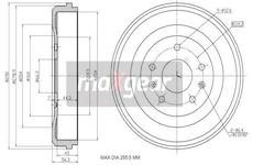 Brzdový buben MAXGEAR 19-3202