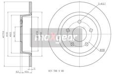 Brzdový kotouč MAXGEAR 19-3206