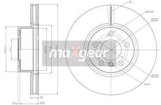 Brzdový kotouč MAXGEAR 19-3207