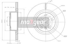 Brzdový kotouč MAXGEAR 19-3208