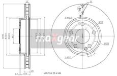 Brzdový kotouč MAXGEAR 19-3209