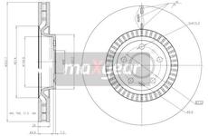 Brzdový kotouč MAXGEAR 19-3210