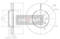 Brzdový kotouč MAXGEAR 19-3212