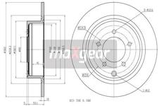 Brzdový kotouč MAXGEAR 19-3214