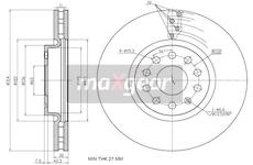 Brzdový kotouč MAXGEAR 19-3215