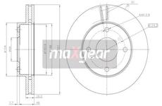 Brzdový kotouč MAXGEAR 19-3217