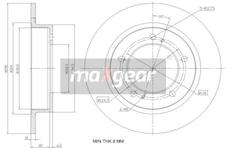 Brzdový kotouč MAXGEAR 19-3227