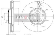 Brzdový kotouč MAXGEAR 19-3233