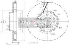 Brzdový kotouč MAXGEAR 19-3234