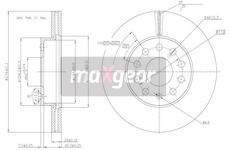 Brzdový kotouč MAXGEAR 19-3238