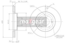 Brzdový kotouč MAXGEAR 19-3239