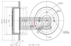 Brzdový kotouč MAXGEAR 19-3243