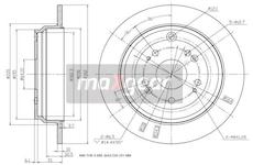 Brzdový kotouč MAXGEAR 19-3339