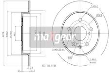 Brzdový kotouč MAXGEAR 19-3350