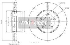 Brzdový kotouč MAXGEAR 19-3352