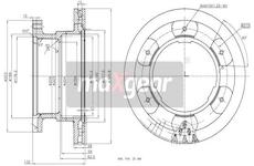 Brzdový kotouč MAXGEAR 19-3356