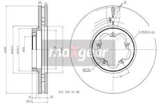 Brzdový kotouč MAXGEAR 19-3358