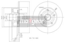 Brzdový kotouč MAXGEAR 19-3362