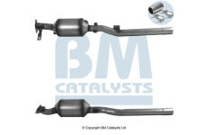 Filtr pevnych castic, vyfukovy system BM CATALYSTS BM11248HP