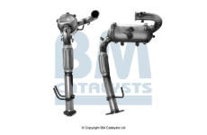 Filtr sazových částic, výfukový systém BM CATALYSTS BM11401H