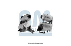 Filtr pevnych castic, vyfukovy system BM CATALYSTS BM11635H