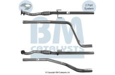 Výfuková trubka BM CATALYSTS BM50548