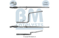 Výfuková trubka BM CATALYSTS BM50771