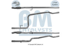 Výfuková trubka BM CATALYSTS BM50772