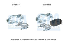 Montážní sada, výfuková trubka BM CATALYSTS FK50001