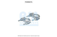 Montážní sada, výfuková trubka BM CATALYSTS FK50047