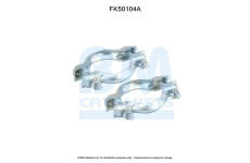 Montážní sada, výfuková trubka BM CATALYSTS FK50104